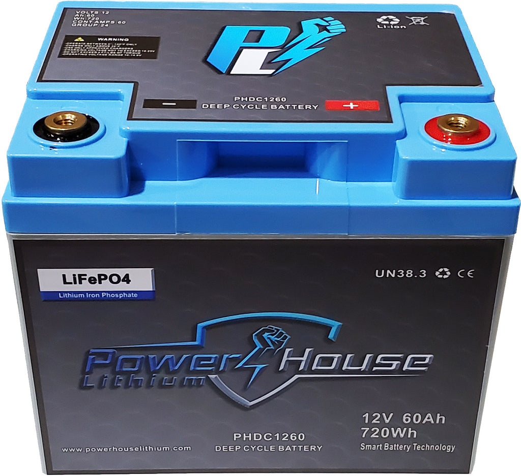 PowerHouse Lithium 16V 80Ah Deep Cycle Battery (4 to 5 Devices)