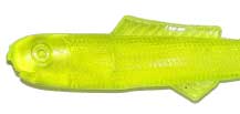 Big Bite Minnow Split Tail 2.5 10ct Chartreuse