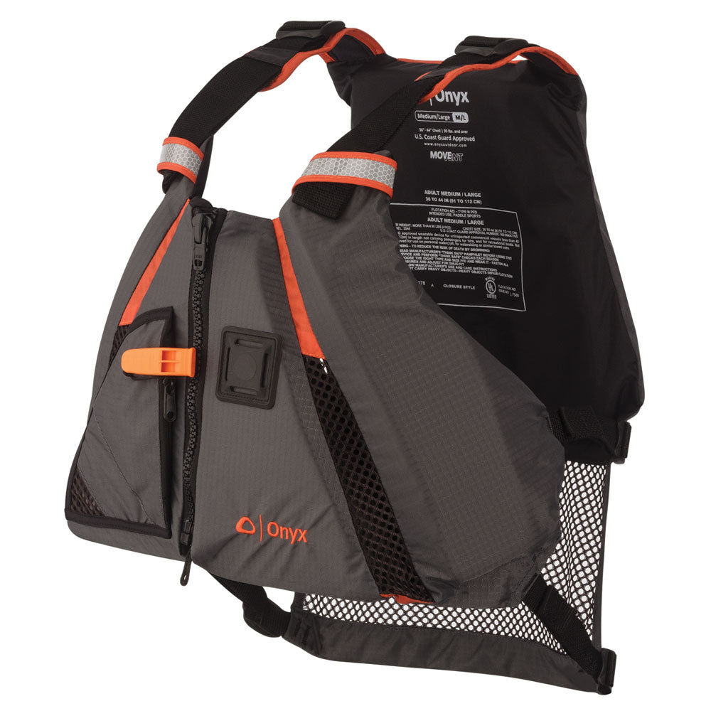 Onyx MoveVent Dynamic Paddle Sports Life Vest - XS/SM - Aqua