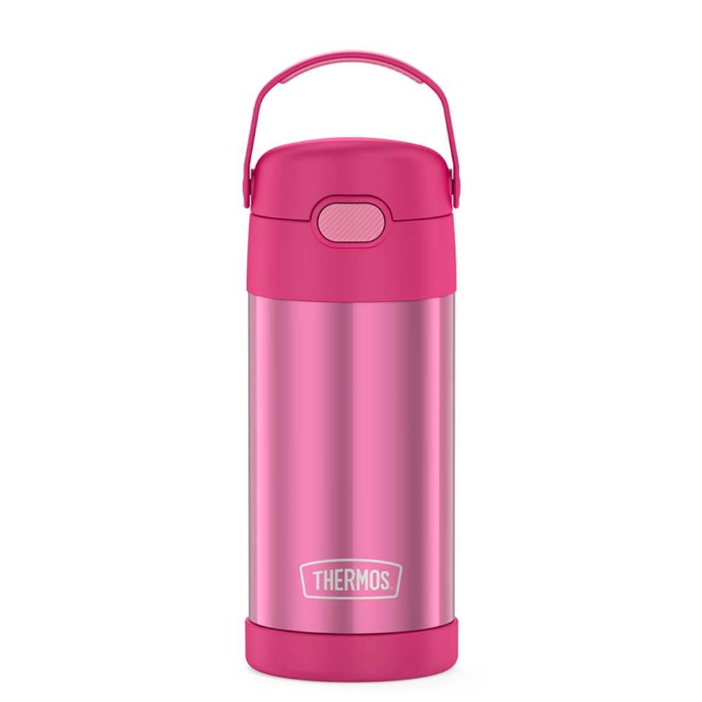 Water Bottle with Straw | Kids 12oz Stainless Steel Water Bottle