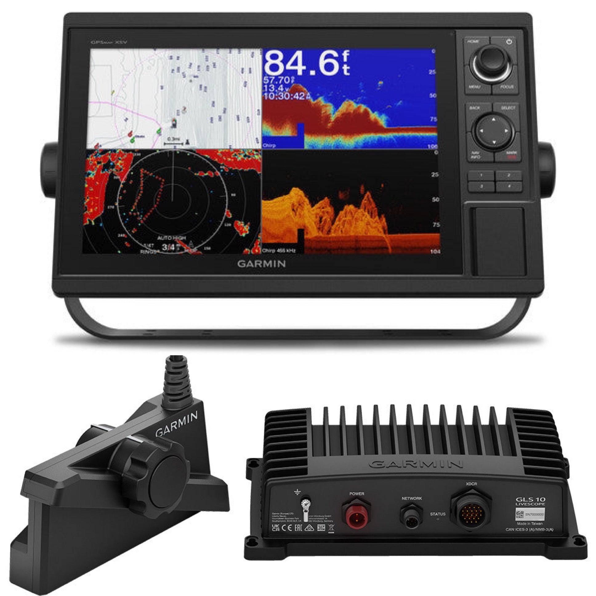 Garmin Gpsmap1242xsv 12 Reman Lvs 34 Livescope Plus Bundle Combo 2519