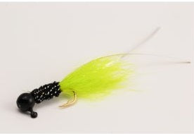 Slater Original Jig 1-32 Black-Black-Chartreuse 12-cd