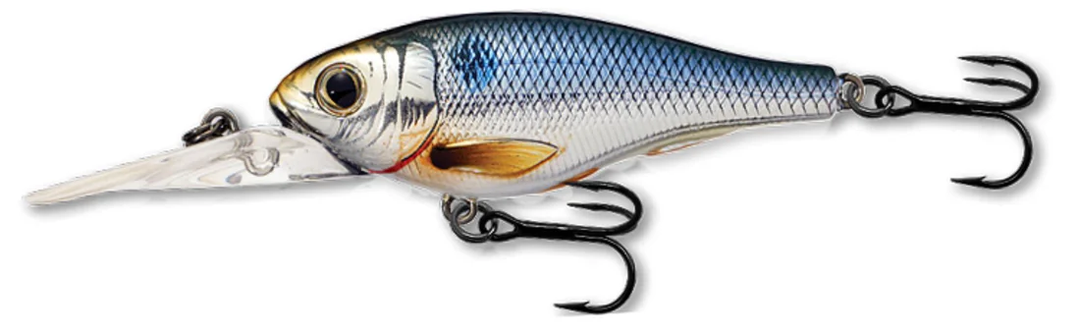 Koppers Gizzard Shad Crank 2.75" 7-16oz Silver-Blue