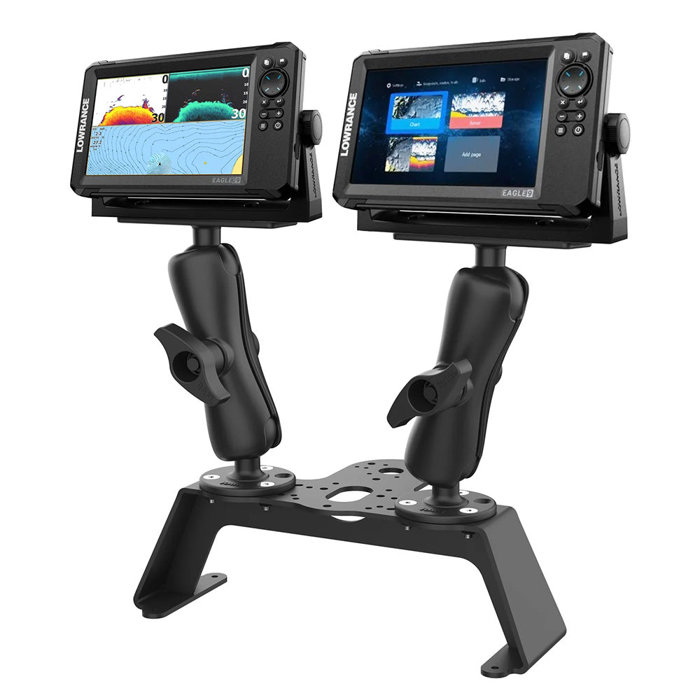 RAM Mount RAM® Fishfinder Deck Kit w/Dual Marine Electronic Mount