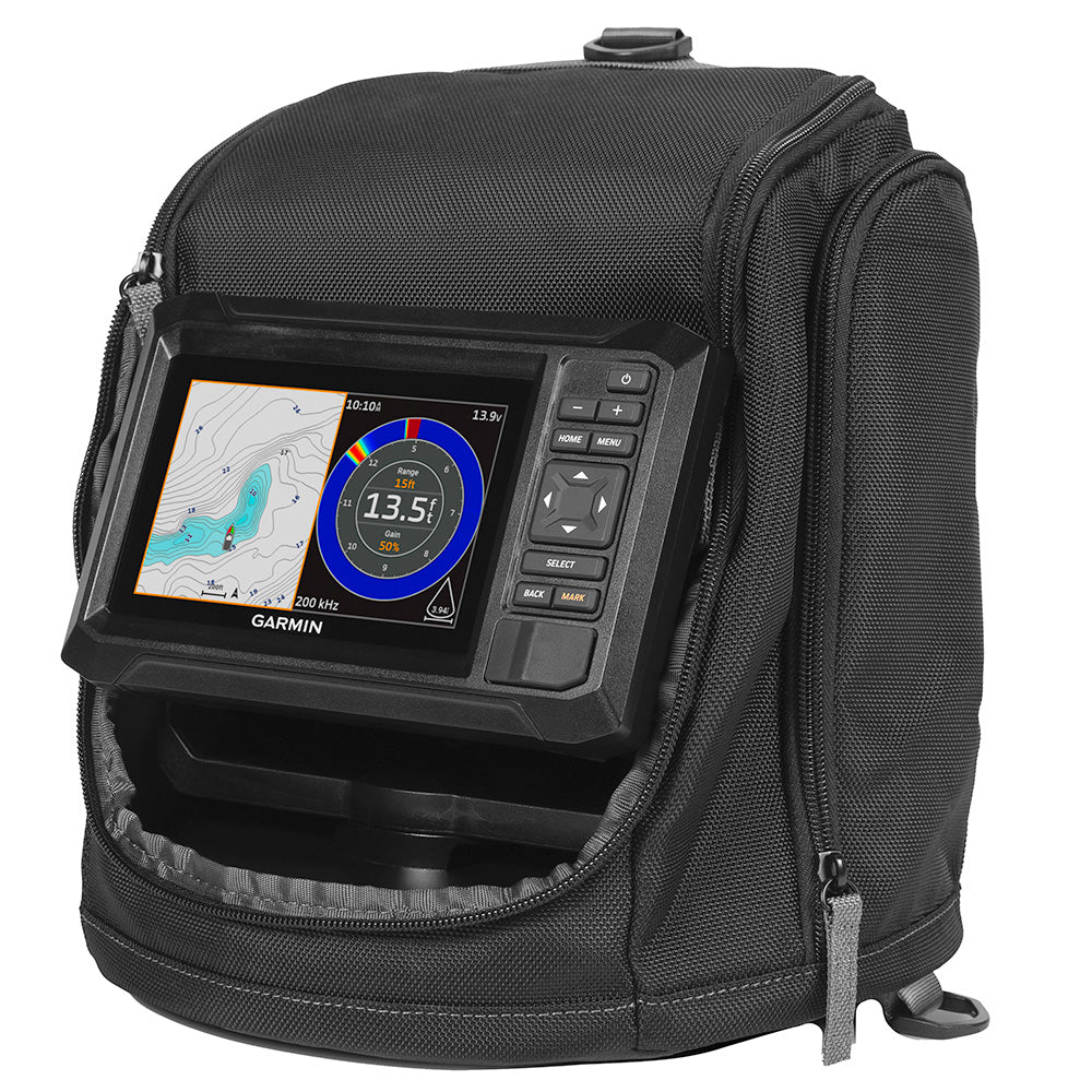 Garmin ECHOMAP™ UHD2 Keyed 5" cv Ice Fishing Bundle w/ECHOMAP™ UHD2 53cv & Dual Beam-IF Transducer