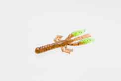 Zoom Lil Critter Craw 4" 12-bag Pumpkin-Chartreuse Tail