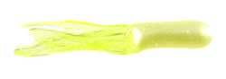 Big Bite Crappie Tubes 1.5" 10ct Pearl-Chartreuse