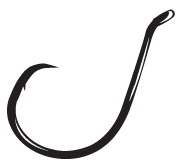 Gamakatsu Octopus Circle Hook Black Nickle Size 5-0 6ct