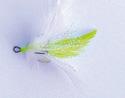 Mustad Dressed Treble Hooks 2ct White-Chart Size 4