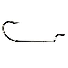 Mustad Offset Worm Hook 5ct Size 2-0