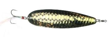 Nichols 4" Lake Fork Flutter Spoon, Sand Bass, 3-4oz