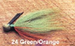 Arkie 1-4 Bucktail 6-cd Green-Orange