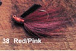 Arkie 1-4 Bucktail 6-cd Red w-Pink