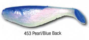 Luckie Strike Shad Minnow MC 6" 10ct Pearl-Blue Back