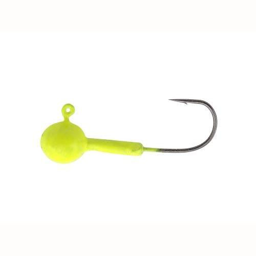 Crappie Magnet Double Cross Heads 5ct 1-8oz Chartreuse