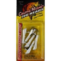 Leland Crappie Magnet Replacement Heads 5ct 1-16oz White