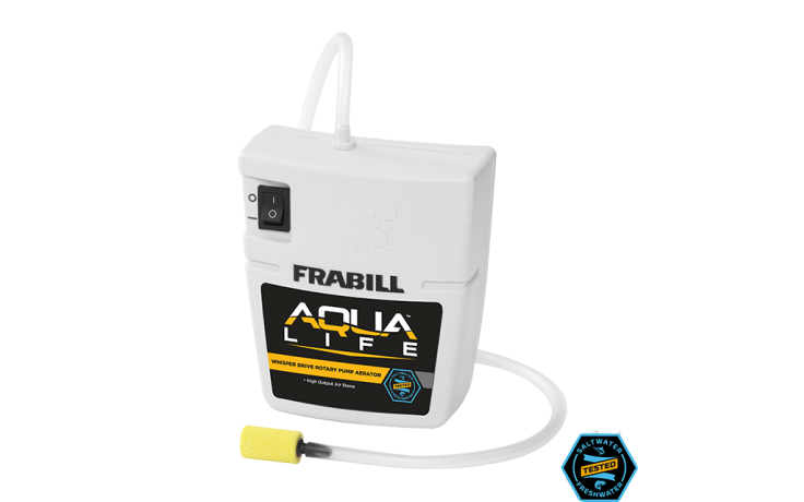 Frabill Aerator Whisper Quite Portable 15gal 2-D Battery