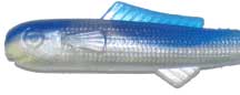 Big Bite Minnow Split Tail 2.5" 10ct Pearl-Blue