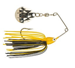 Strike King Mini King Spinnerbait  1-8 oz. Black-Yellow