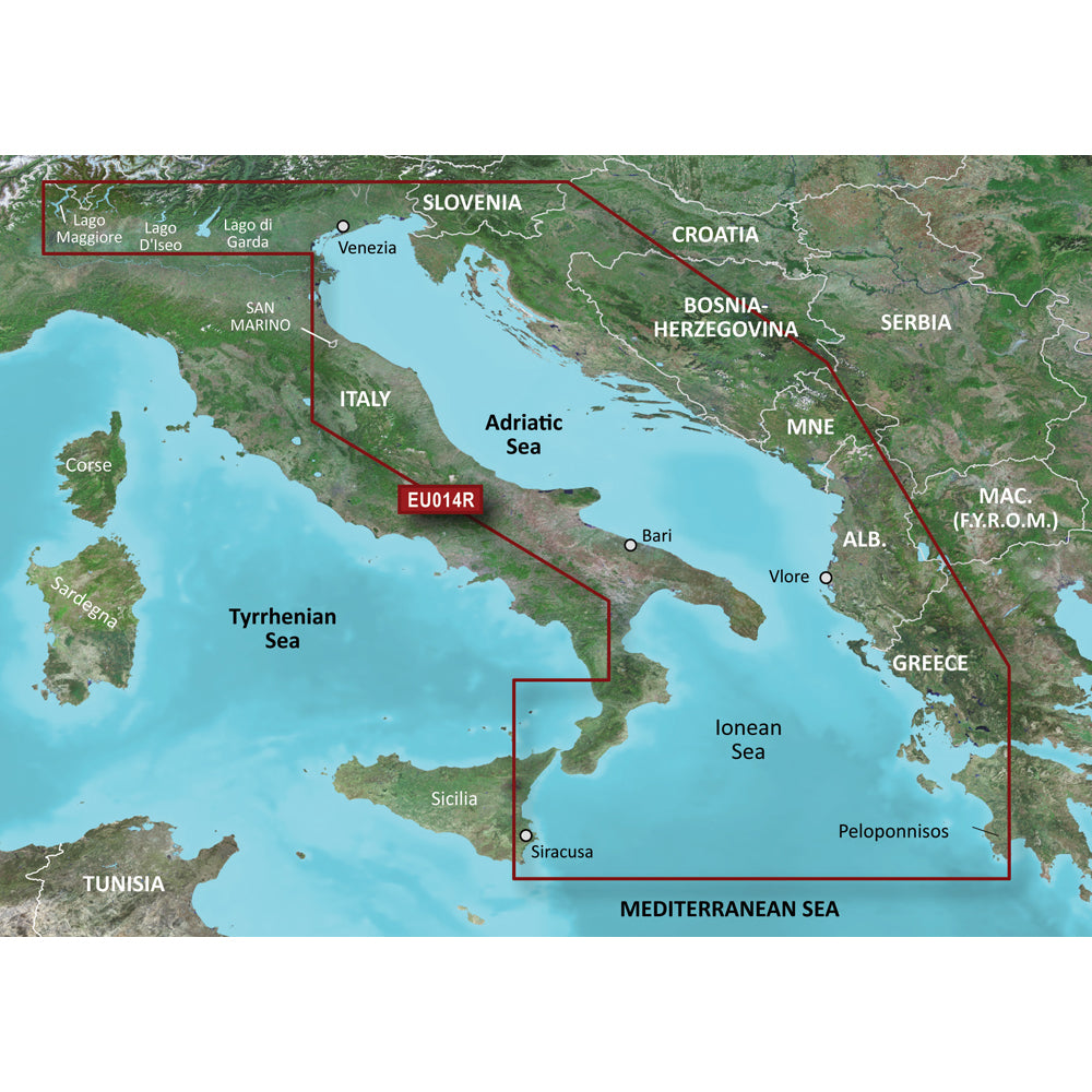 Garmin BlueChart® g3 Vision® HD - VEU014R - Italy, Adriatic Sea - microSD™-SD™