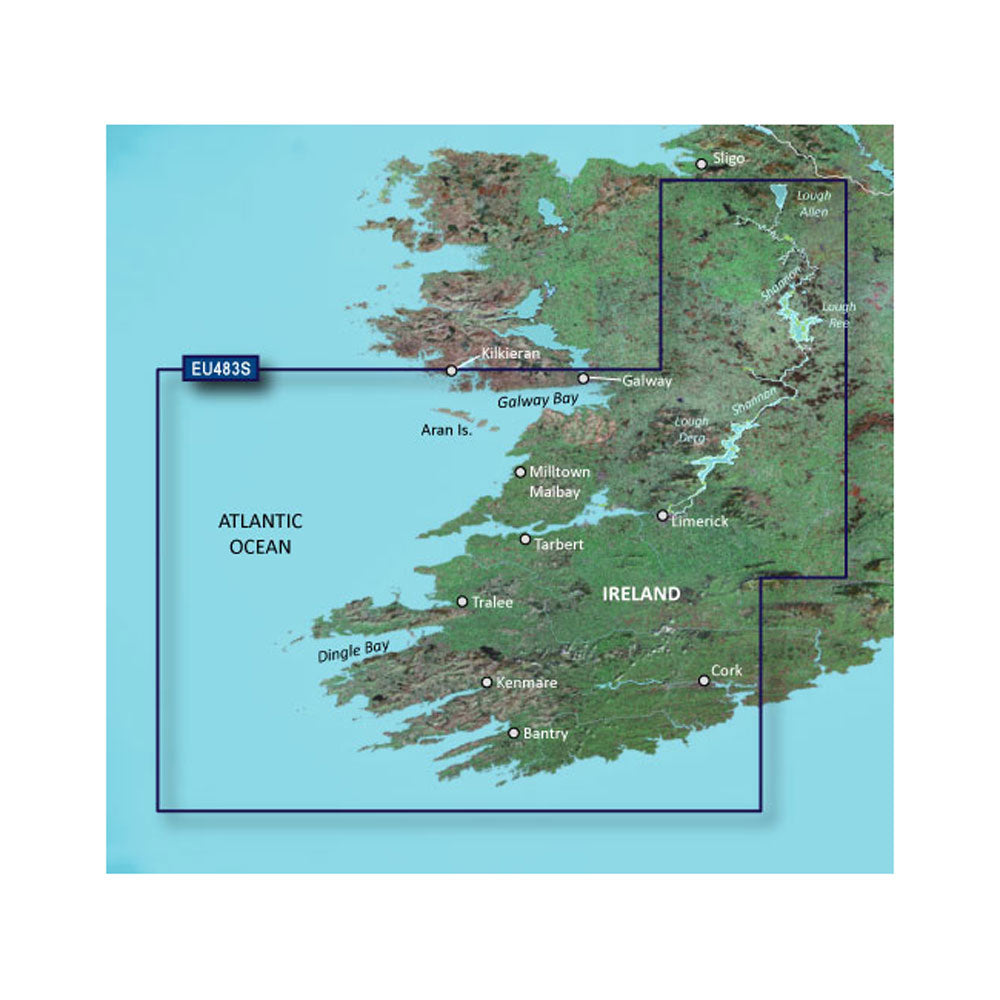 Garmin BlueChart® g3 Vision® HD - VEU483S - Galway Bay to Cork - microSD™-SD™