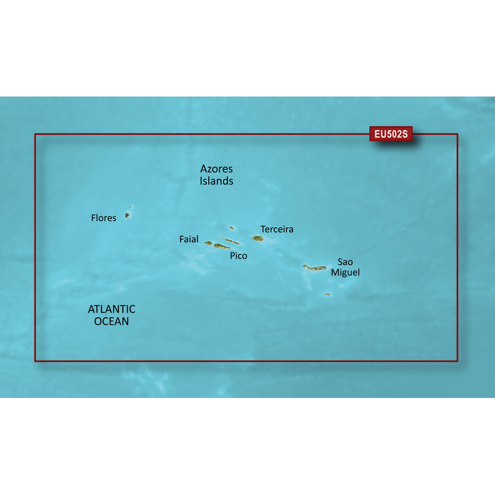 Garmin BlueChart® g3 Vision® HD - VEU502S - Azores Islands - microSD™-SD™