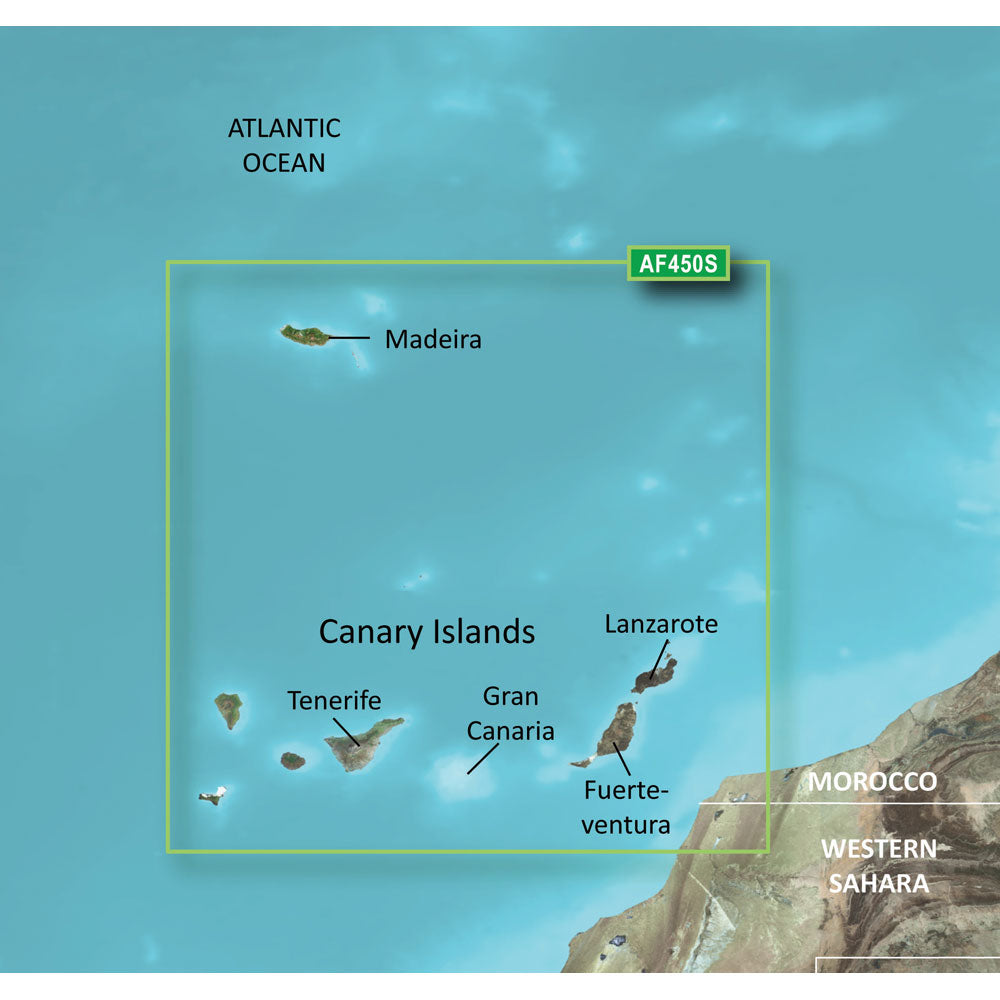 Garmin BlueChart® g2 Vision® HD - VAF450S - Madeira & Canary Islands - microSD™-SD™