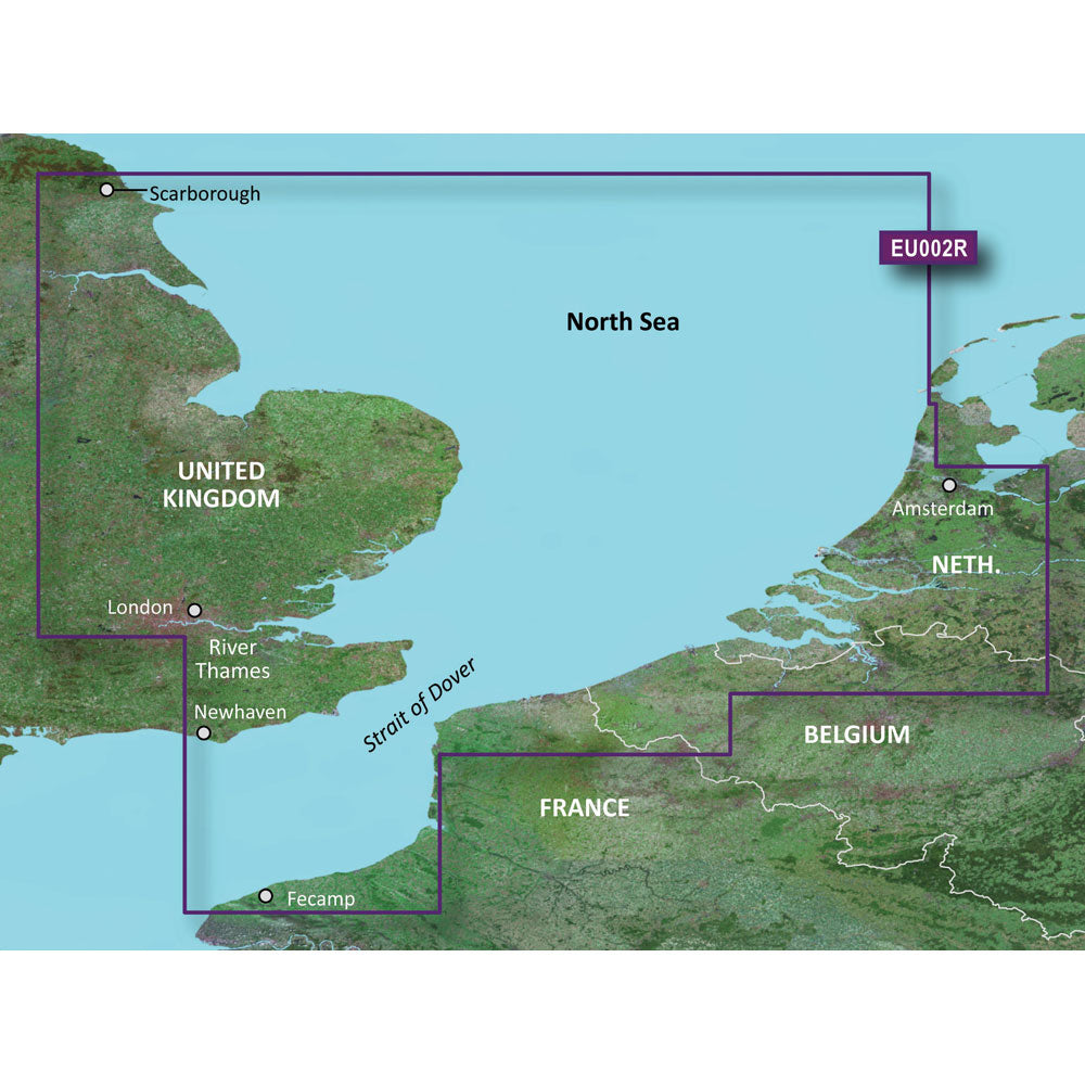 Garmin BlueChart® g3 HD - HXEU002R - Dover to Amsterdam & England Southeast - microSD™-SD™
