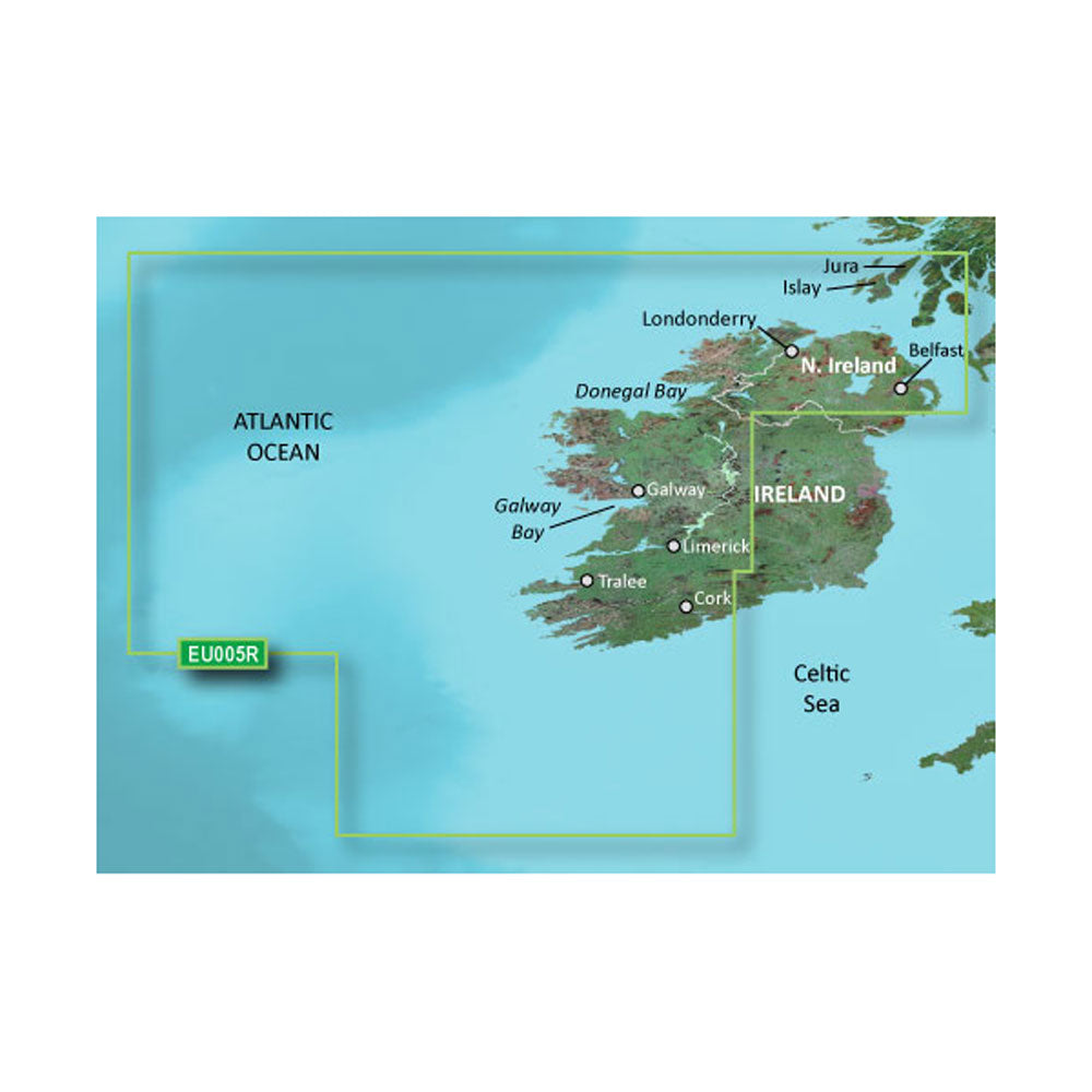 Garmin BlueChart® g3 HD - HEU005R - Ireland, West Coast - microSD™-SD™
