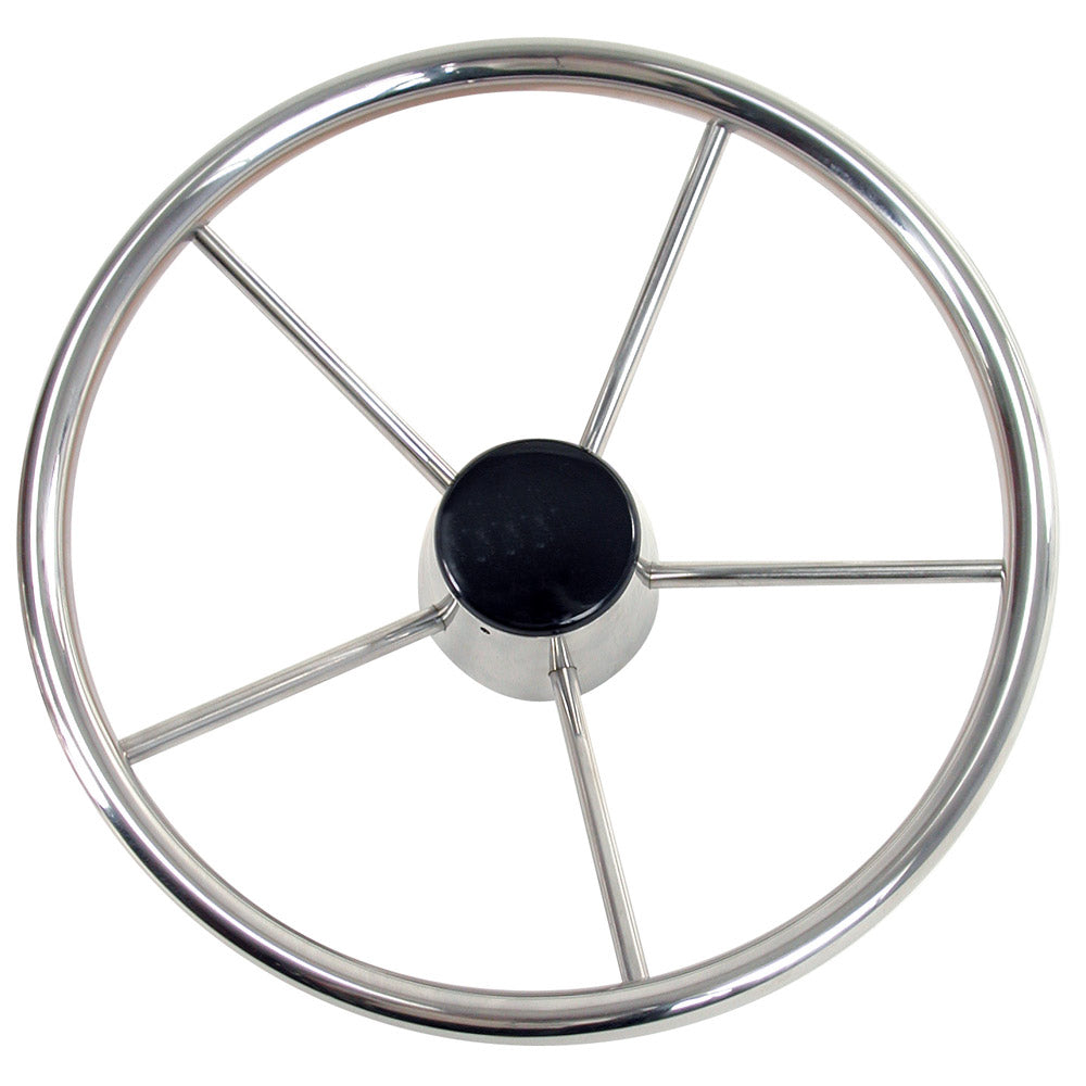 Whitecap Destroyer Steering Wheel - 13-1-2" Diameter