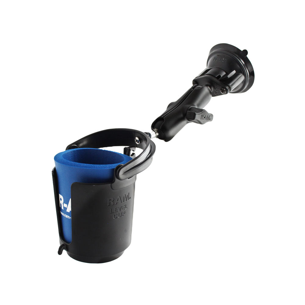 RAM Mount Drink Cup Holder w-Suction Base