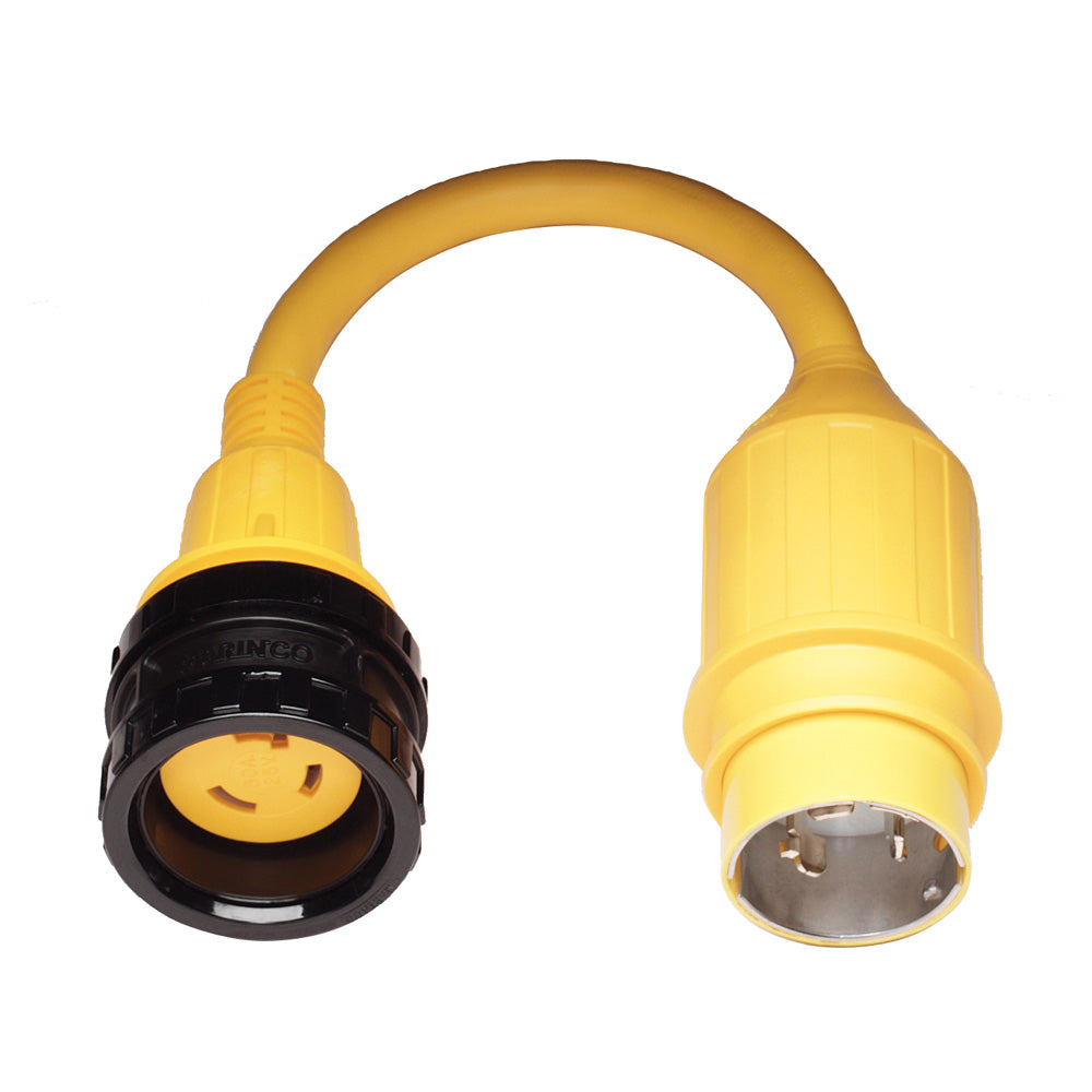 Marinco Pigtail Adapter, 30A Locking to 50A Locking
