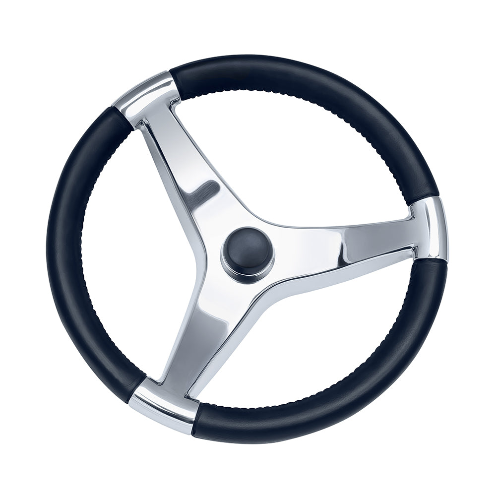 Schmitt & Ongaro Evo Pro 316 Cast Stainless Steel Steering Wheel - 13.5"Diameter