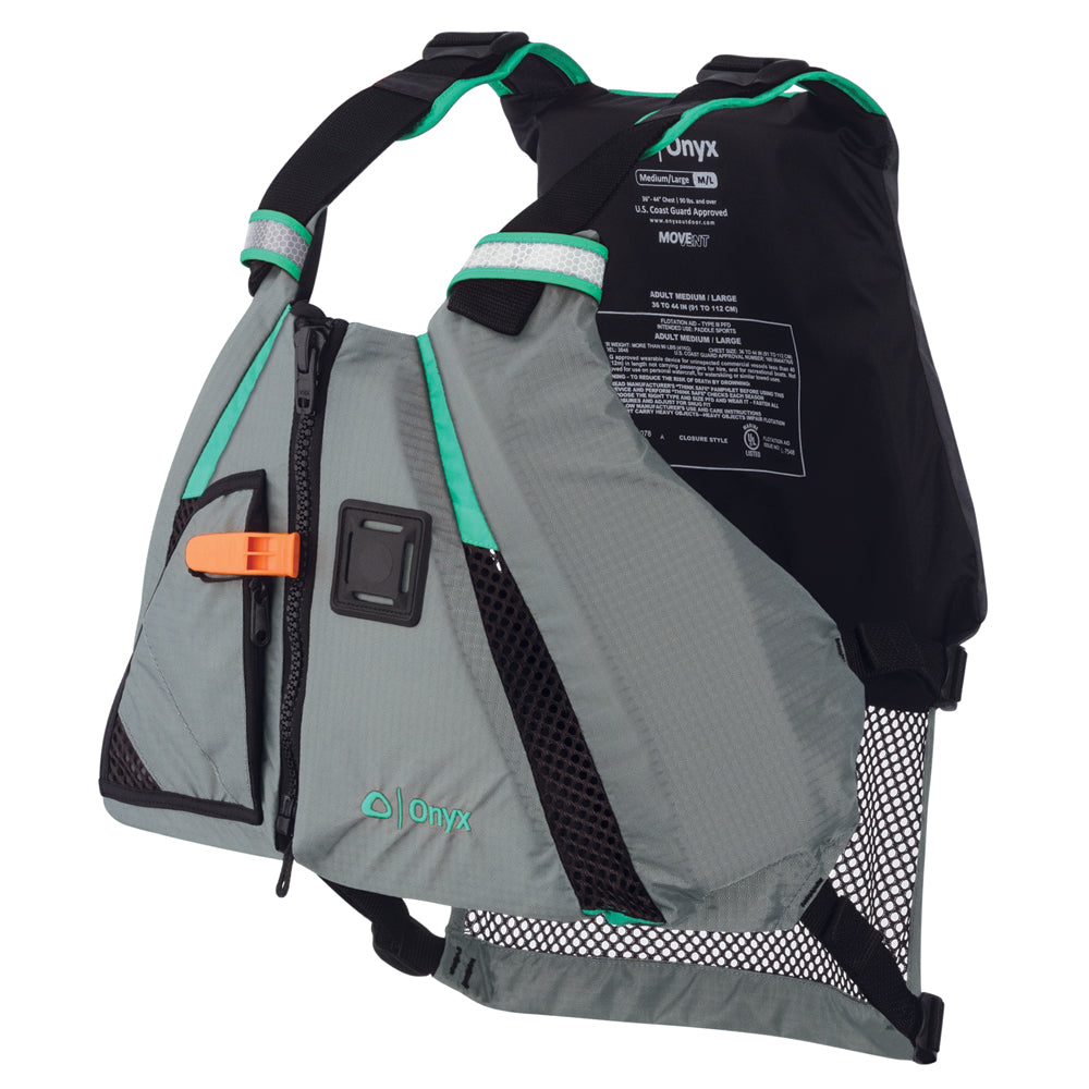 Onyx MoveVent Dynamic Paddle Sports Life Vest - XL-2XL - Aqua