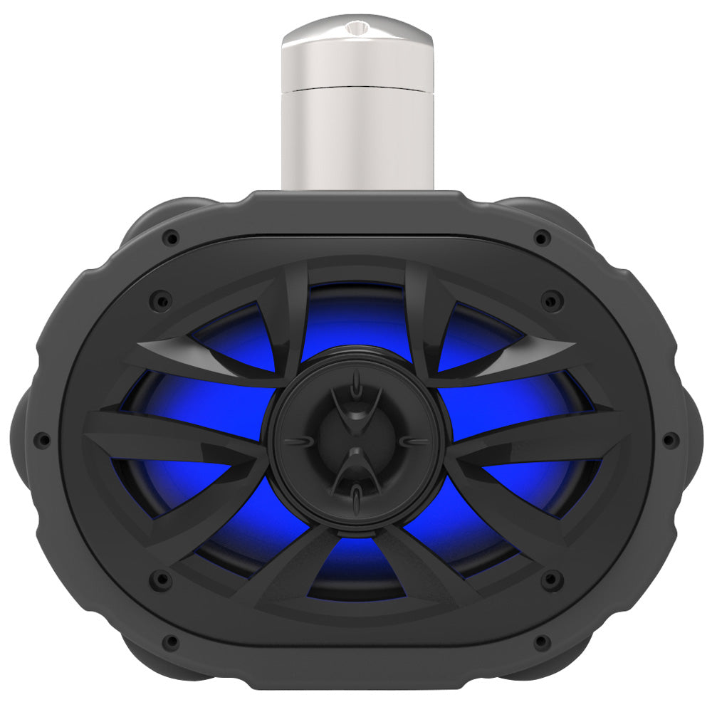 Boss Audio MRWT69RGB 6" x 9" Waketower Speaker w-RGB LED Lights - Black