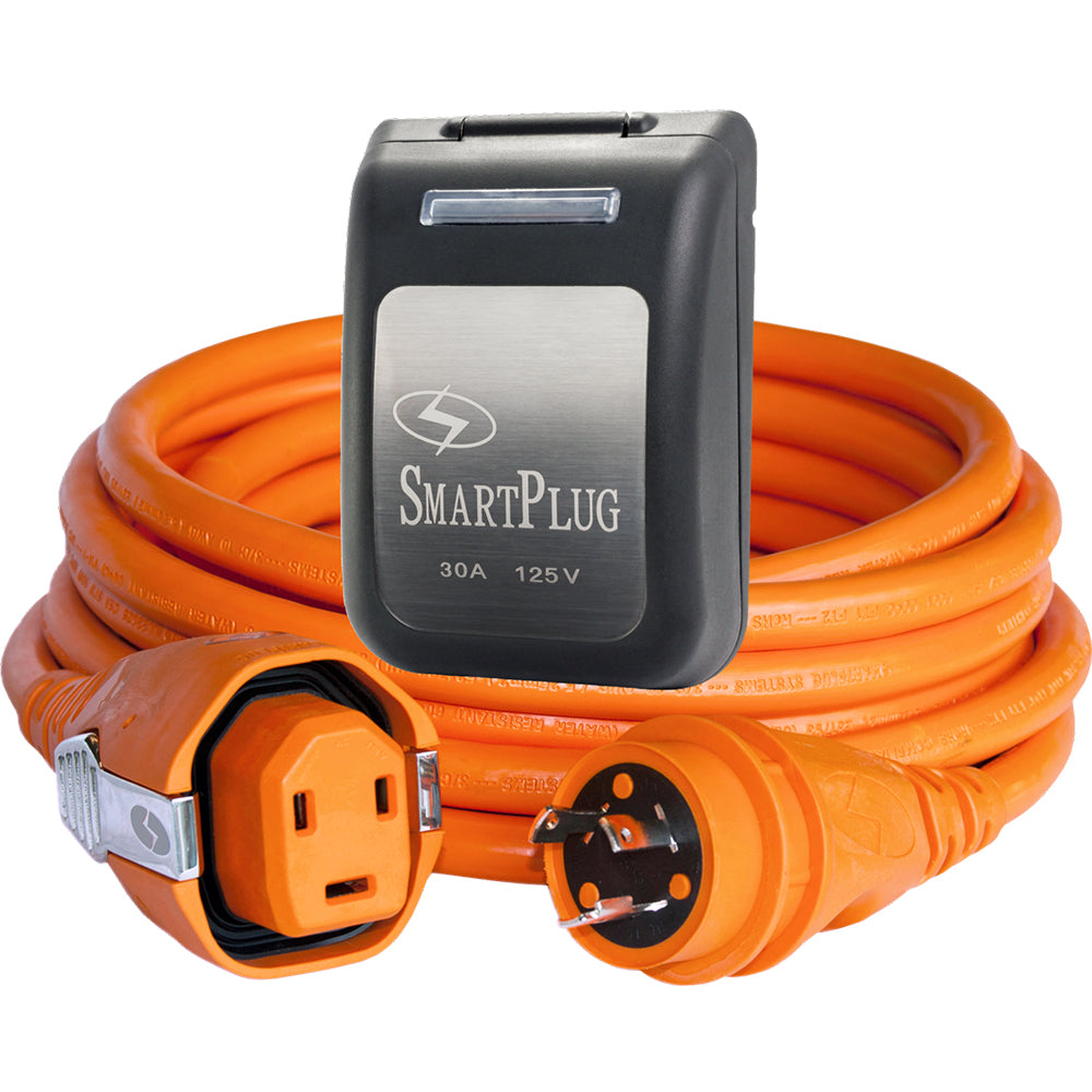 SmartPlug 30 Amp Dual Configuration 50' Cordset w-Tinned Wire &Twist-Type Connector & 30 Amp Non-Metallic Black Inlet