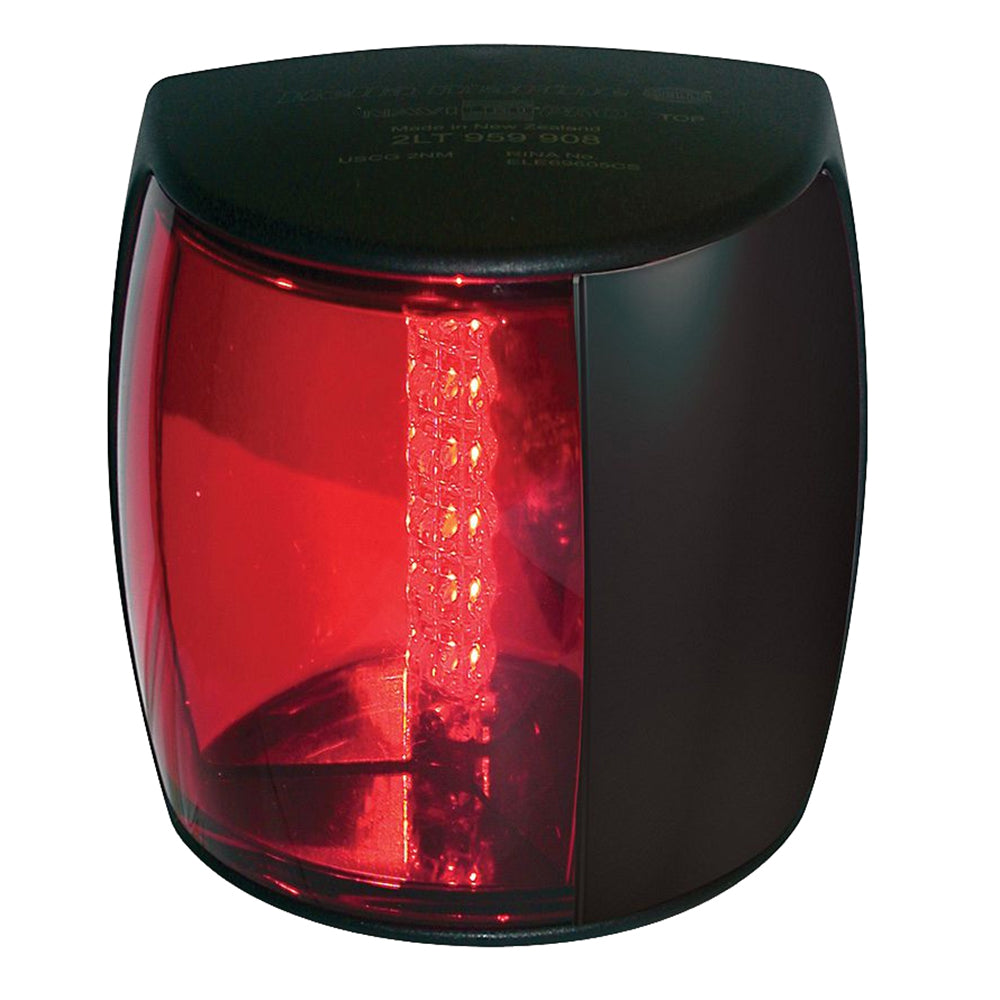 Hella Marine NaviLED PRO Port Navigation Lamp - 2nm - Red Lens-Black Housing