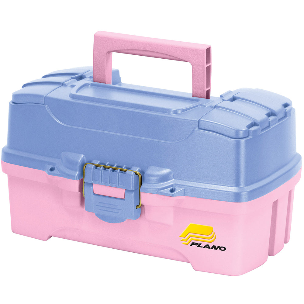 Plano Two-Tray Tackle Box w-Duel Top Access - Periwinkle-Pink