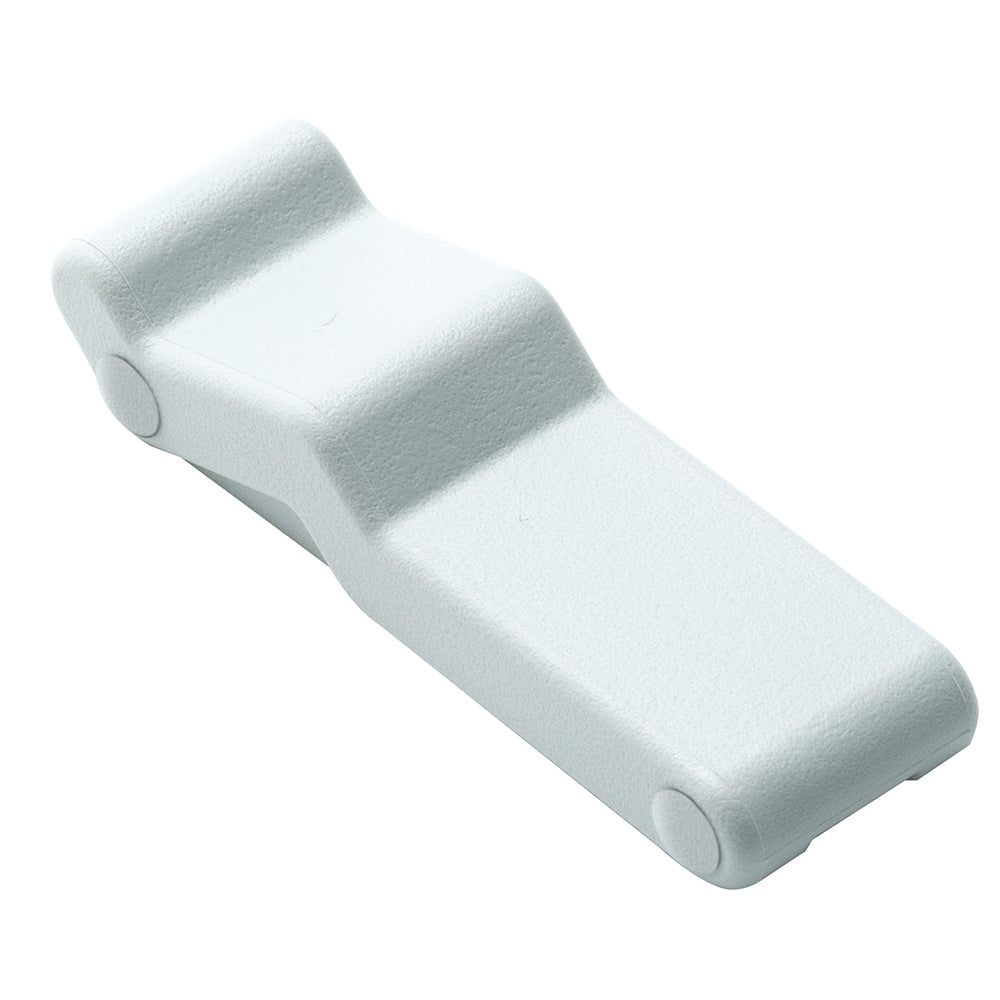Southco Concealed Soft Draw Latch w-Keeper - White Rubber