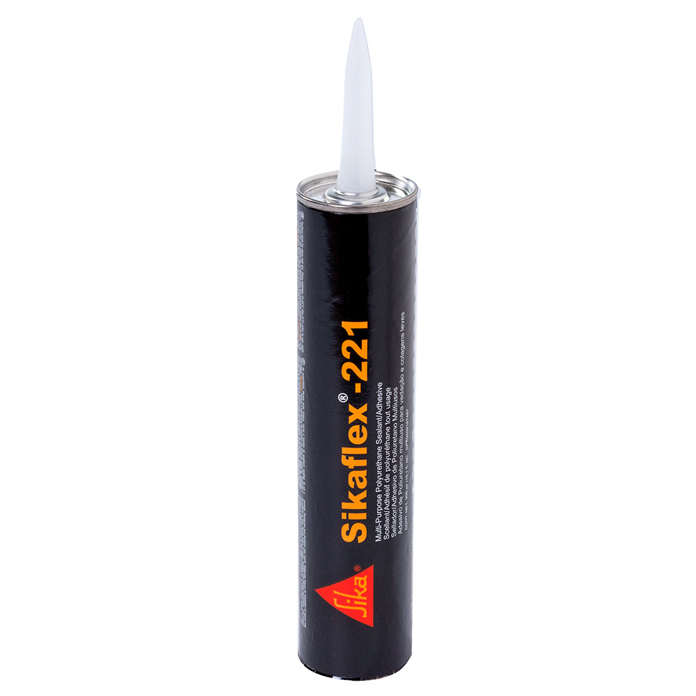 Sika Sikaflex® 221 Multi-Purpose Polyurethane Sealant-Adhesive - 10.3oz(300ml) Cartridge - Aluminum Gray