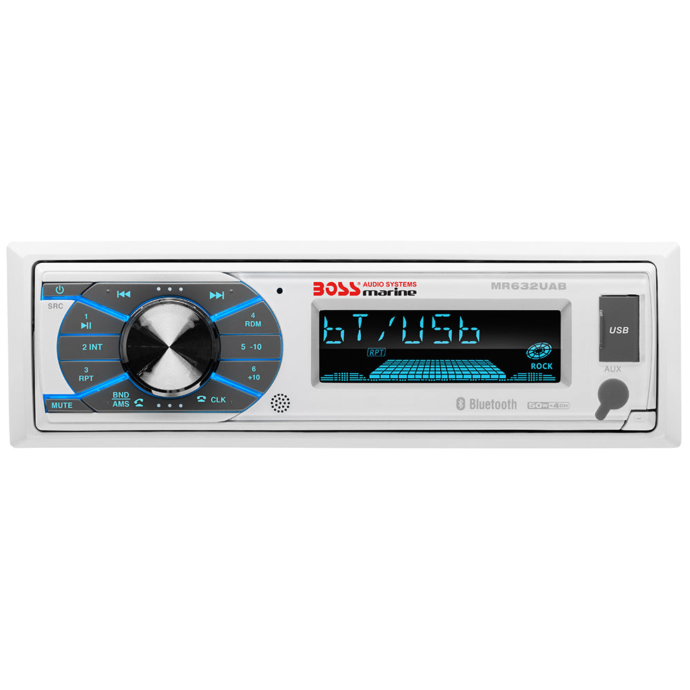 Boss Audio MR632UAB Single-DIN Multimedia Player USB-SD-MP3-WMA-AM-FM w- Bluetooth