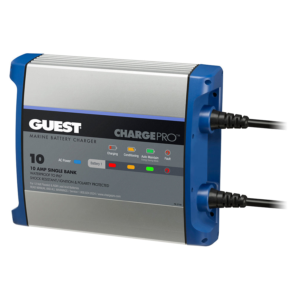 Guest On-Board Battery Charger 10A - 12V - 1 Bank - 120V Input