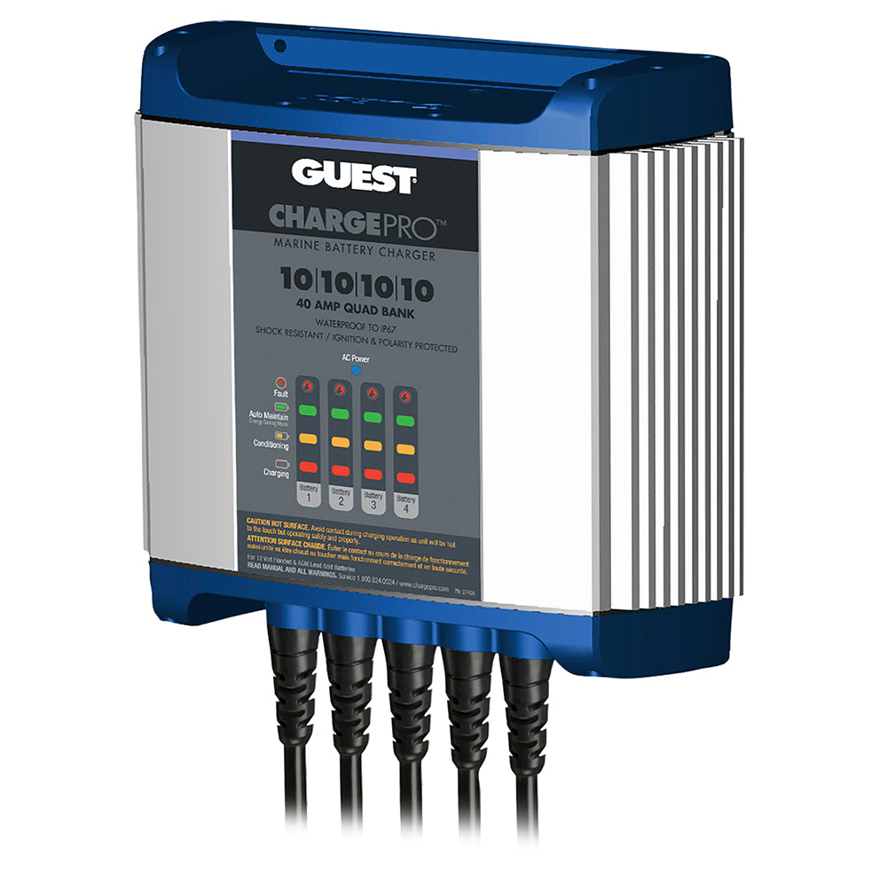 Guest On-Board Battery Charger 40A - 12V - 4 Bank - 120V Input