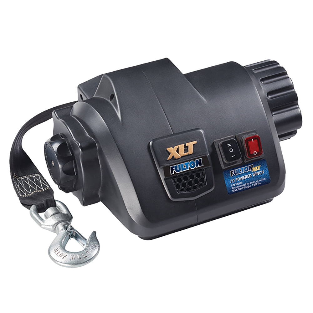 Fulton XLT 7.0 Powered Marine Winch w-Remote f-Boats up to 20'