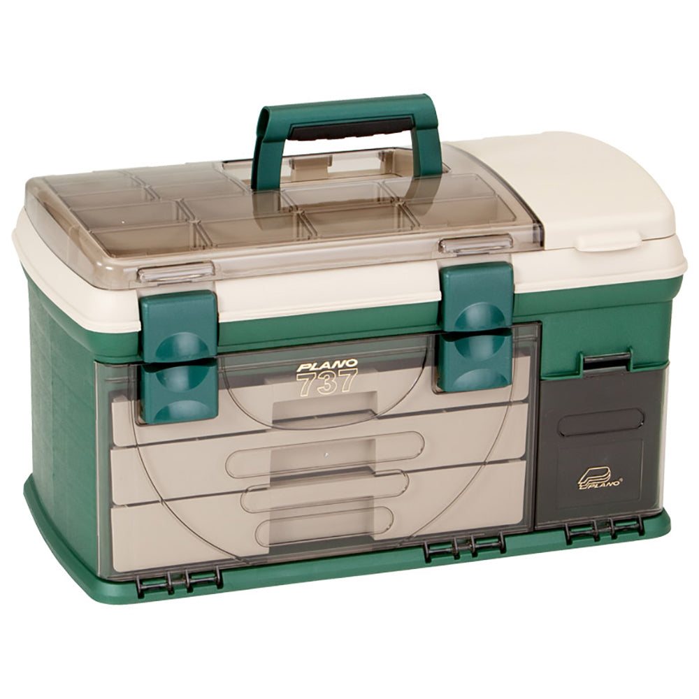 Plano 3-Drawer Tackle Box XL - Green-Beige