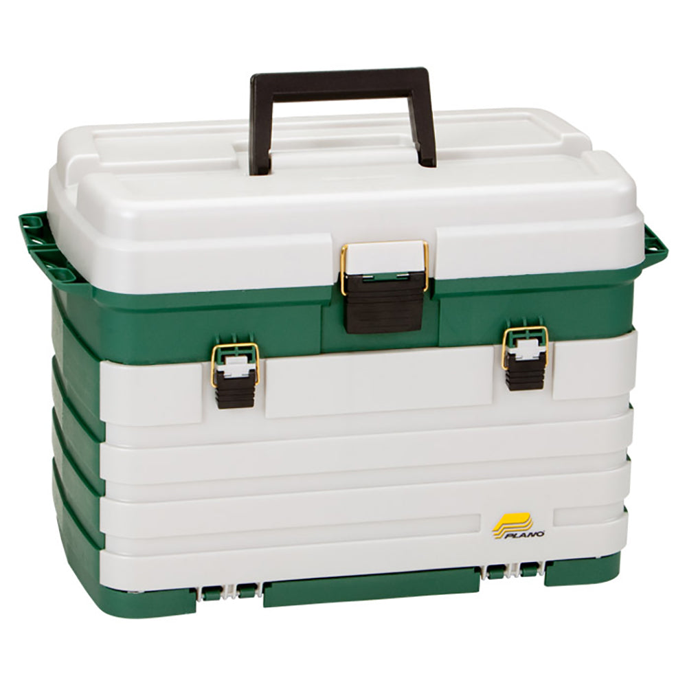 Plano 4-Drawer Tackle Box - Green Metallic-Silver