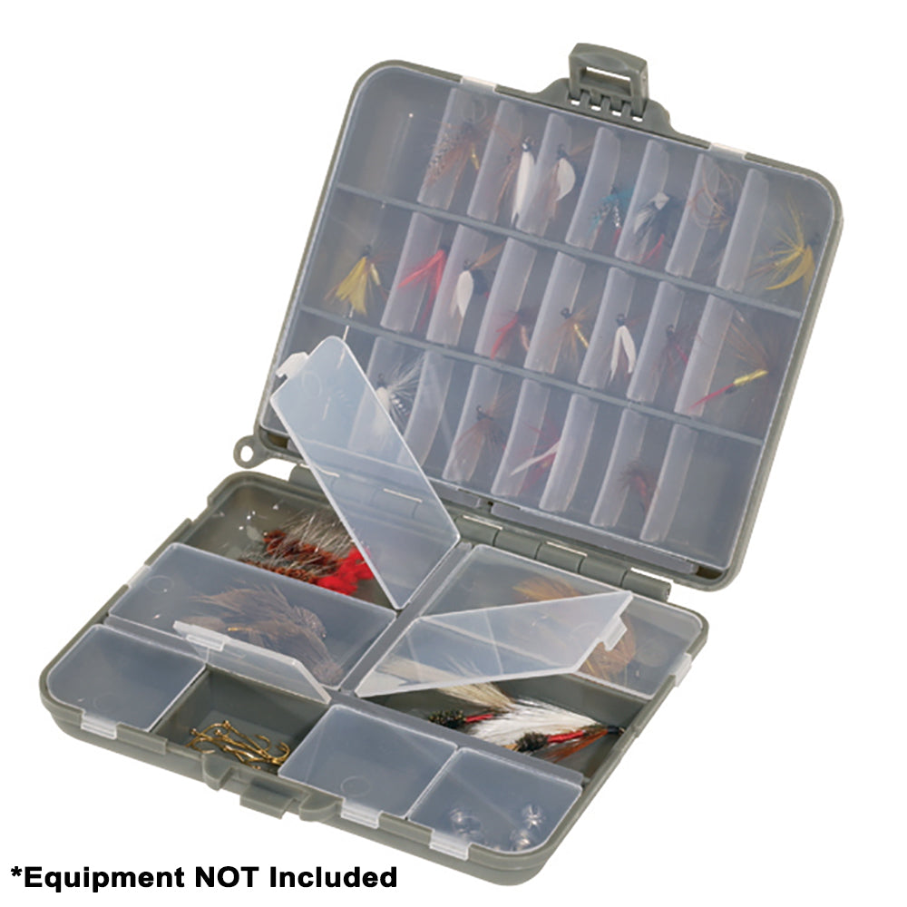 Plano Compact Side-By-Side Tackle Organizer - Grey-Clear
