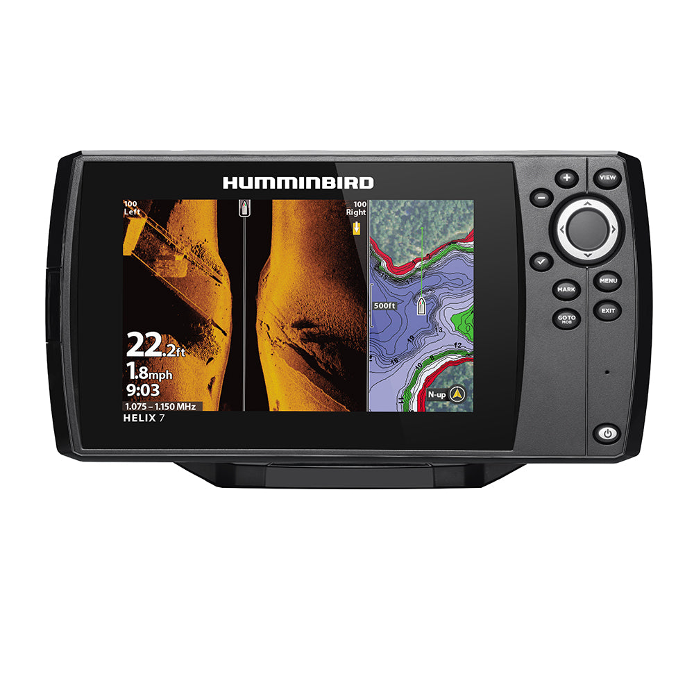 Humminbird HELIX® 7 CHIRP MEGA SI Fishfinder-GPS Combo G3 w-Transom Mount Transducer