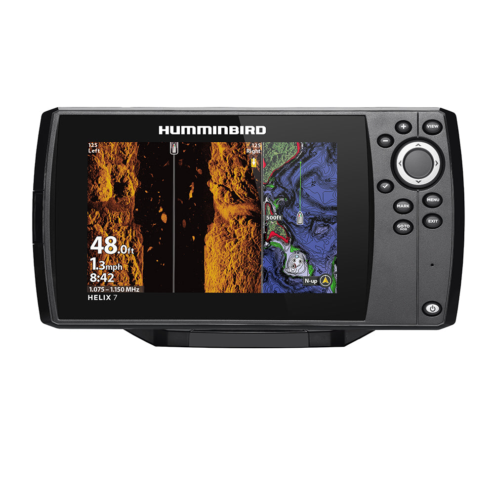 Humminbird HELIX® 7 CHIRP MEGA SI Fishfinder-GPS Combo G3N w-Transom Mount Transducer