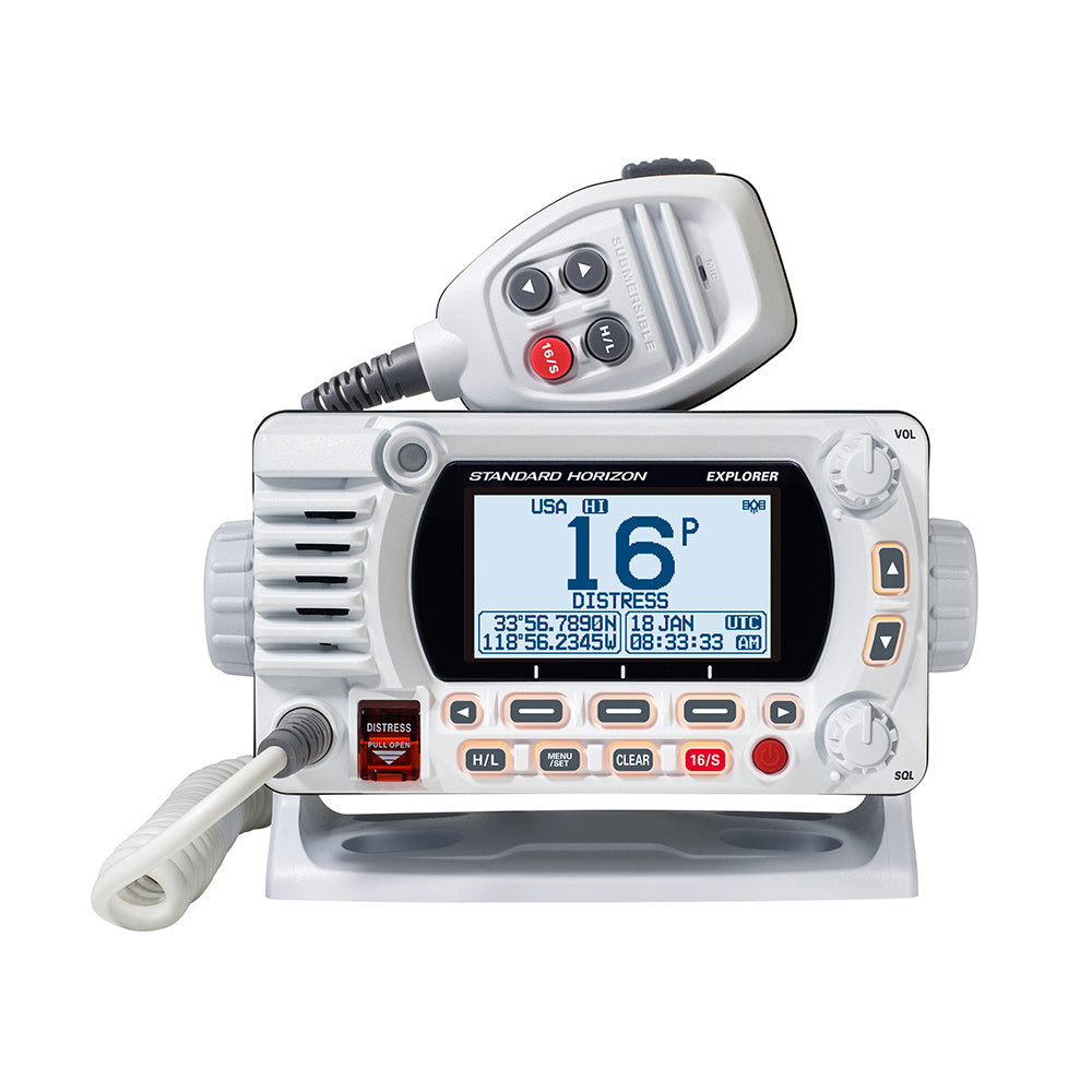 Standard Horizon GX1800G Fixed Mount VHF w-GPS - White